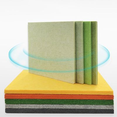 Moderno Hotel Design 12mm 24mm Polyester Fibre Sound Proof Pannelli per l'assorbimento del suono