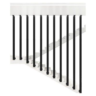 Pareti in alluminio per appartamenti moderni per scalinate a balustrade in ferro battuto