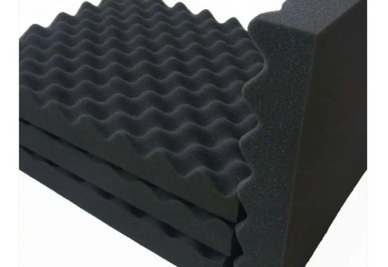 Pannello acustico in fibra di poliestere insonorizzato bianco e nero per l'assorbimento del suono in ufficio