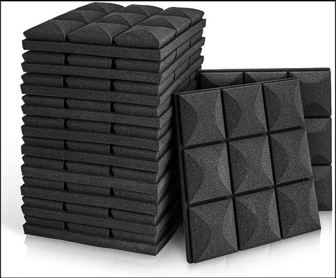 14-60 kg/m3 Diminuzione del rumore per densità pannello di schiuma acustica per isolamento acustico delle sale riunioni