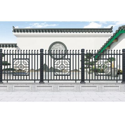 Balustrade interna manubrio di ferro battuto Design di ringhiera di scale per appartamento montato sulla parete
