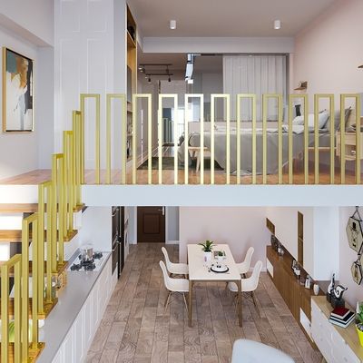 Maniglia in acciaio inossidabile per la decorazione delle scale interne per il fissaggio delle pareti in appartamento