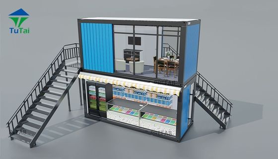 Contenitore piatto in cartone di acciaio per installazione rapida in abitazioni prefabbricate
