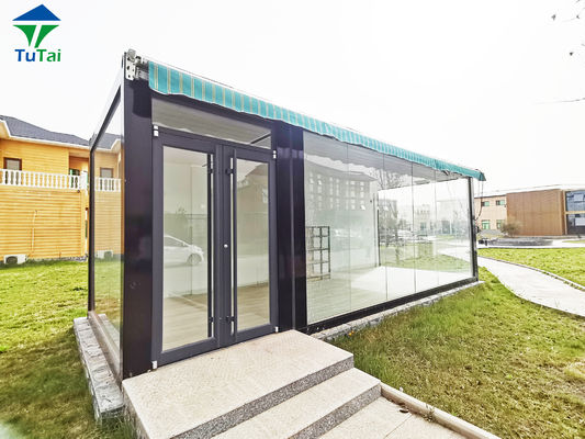 Contenitore piatto in cartone di acciaio per installazione rapida in abitazioni prefabbricate