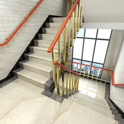 Balustrade di filo galleggiante di design moderno per muro montato in acciaio