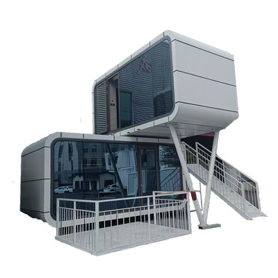 Struttura in acciaio leggero Flat Pack Container Villa per case prefabbricate Abitazioni portatili
