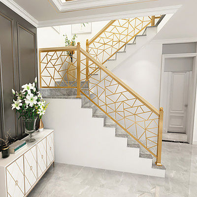Barricata di scala in alluminio montata a parete con maniglie di balaustra di design personalizzato