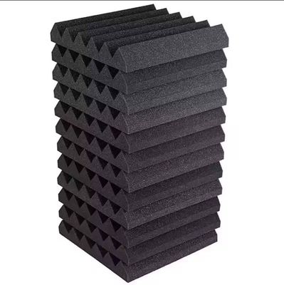 Materiale di isolamento acustico da superproduzione schiuma PU con densità da 14-60 kg/m3 in nero