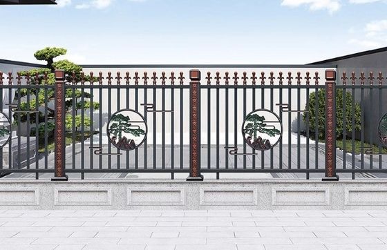 Barricata interna in metallo di design moderno Barricata di ferro battuto Barricata per scale per appartamento