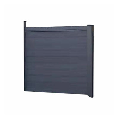 Pavimento montato giardino di design moderno privacy sicurezza legno di plastica composito bordo recinzione