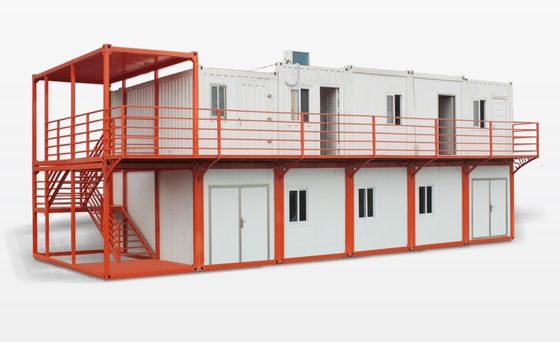 Design in acciaio stile camera da letto contemporanea Prefabbricato Modulare Container House Appartamento