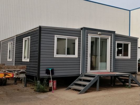 Design in acciaio stile camera da letto contemporanea Prefabbricato Modulare Container House Appartamento