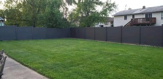 Moderno stile di progettazione di legno di plastica composito Fence Board facile installazione e impermeabile