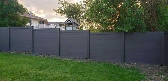 Moderno stile di progettazione di legno di plastica composito Fence Board facile installazione e impermeabile
