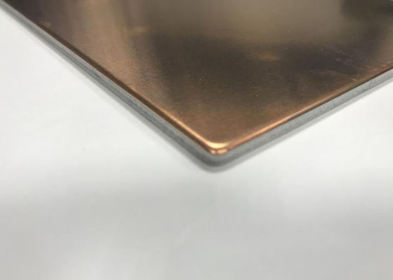 Superiore resistenza alla corrosione Tavola composita di rame-plastica per il design interno moderno