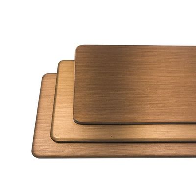 Superiore resistenza alla corrosione Tavola composita di rame-plastica per il design interno moderno
