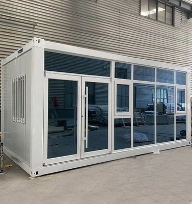 Stile di design contemporaneo Prefabbricato 20 piedi Modulare Pieghevole Portatile Mini Container House