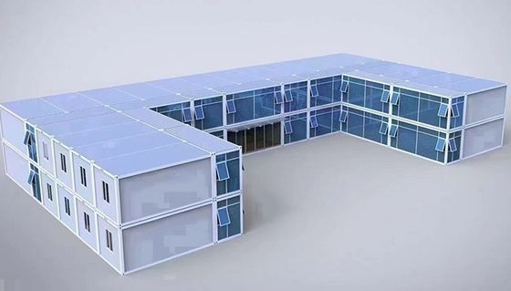 Stile di design contemporaneo Prefabbricato 20 piedi Modulare Pieghevole Portatile Mini Container House