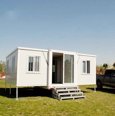 Casa di contenitori pieghevole espandibile da 20 piedi a 40 piedi in acciaio