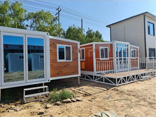 Casa Prefabbricata Container Camping Casa Container Espandibile con stile di design cinese