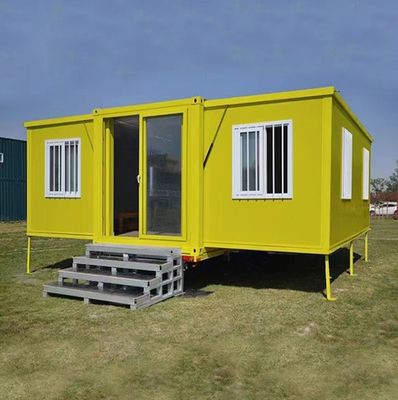 Contenitore pieghevole espandibile 20ft/40ft 2 camere da letto Villa prefabbricata con colore personalizzato