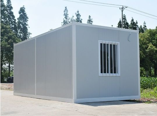 Unità pieghevoli Edificio di uffici portatili con case di contenitori piatte pieghevoli