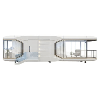 App Control Hotel Space Capsule House con tuta di prestazioni termiche e sistema elettrico