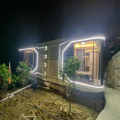 Casa capsula spaziale modulare per hotel e villa di lusso stile di progettazione prefabbricato postmoderno