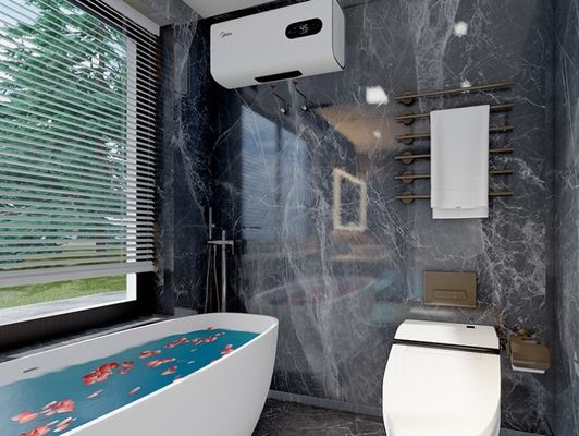 Casa prefabbricata con stile postmoderno