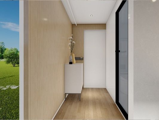 Casa Capsula di lusso in lega di alluminio prefabbricata con controllo vocale