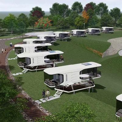 Container House Mobile Capsule Office Pod personalizzabile per lavoro all'aperto e alberghi