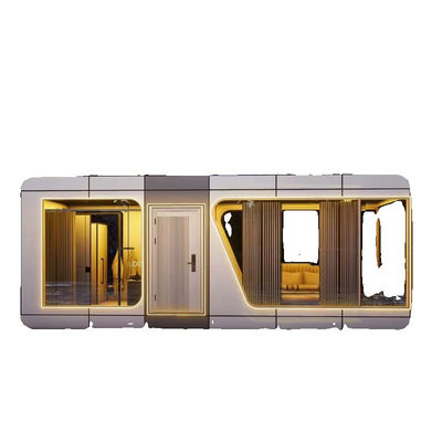 Alberghi di lusso prefabbricati in stile casolare Capsule moderno pieghevole Camping House Hotel
