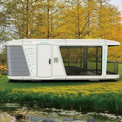 Alberghi di lusso prefabbricati in stile casolare Capsule moderno pieghevole Camping House Hotel