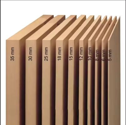 Norme per le emissioni di formaldeide E1 Carta MDF in legno laminata di melamina bianca