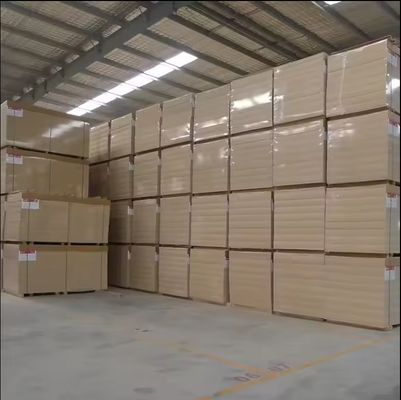Norme per le emissioni di formaldeide E1 Carta MDF in legno laminata di melamina bianca