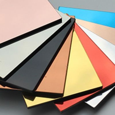 Rivestimenti per pareti a colori di alucobonda a prova di fuoco per facciate esterne e flessibili