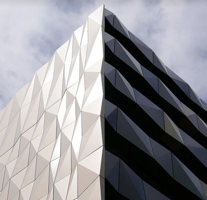 Rivestimenti per pareti a colori di alucobonda a prova di fuoco per facciate esterne e flessibili