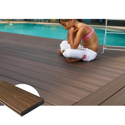 Spessore 18 mm Perla Legno Giardino Esterno Patio Piscina Legno Pavimento Composito