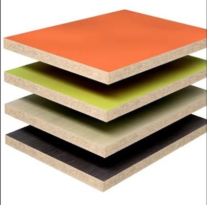 1220x2440 mm Legno compensato melammico non metallico bianco stratificato per mobili per appartamenti