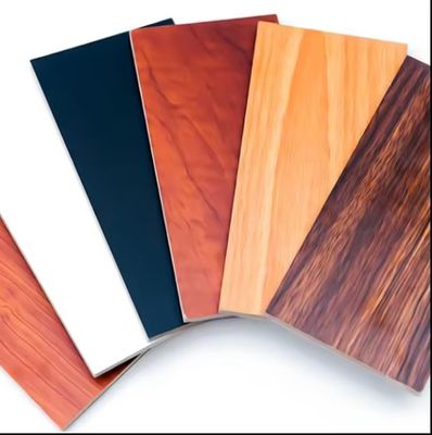 1220x2440 mm Legno compensato melammico non metallico bianco stratificato per mobili per appartamenti