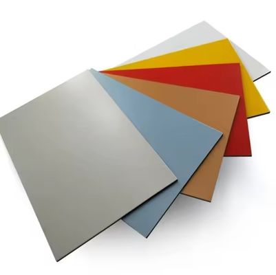Pannello composito di lega di alluminio ignifugo 3 mm 4 mm 5 mm esterno foglio ACP PE/PVDF usato